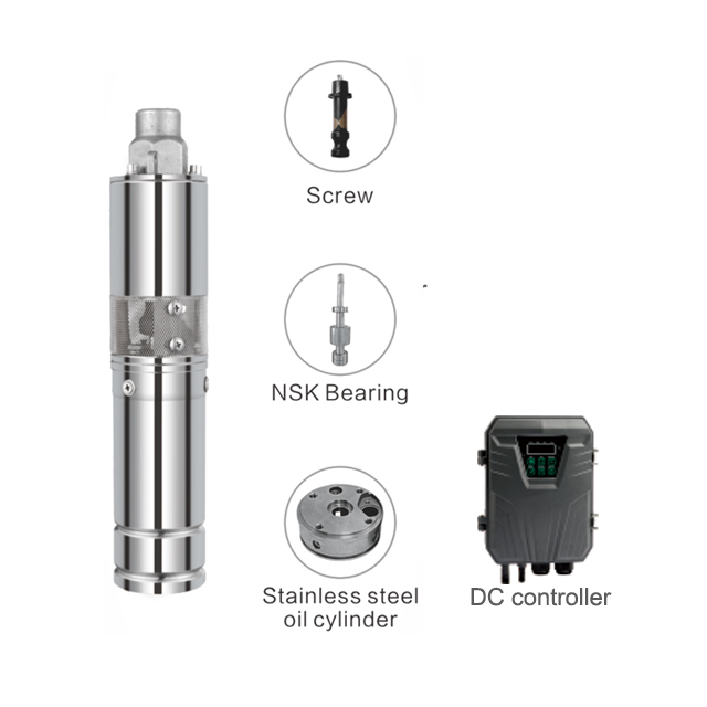 Inch Dc Brushless Solar Submersible Borehole Pump Ess Buy Solar Submersible Borehole Pump